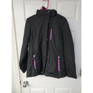 Below Zero by Rothschild Womens  Small  Full Zip + zip out vest Jacket 100% Poly